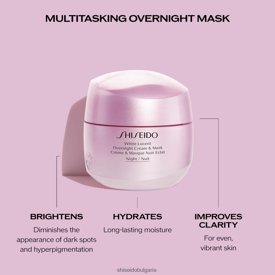 грижа за кожата Shiseido нощен крем и маска DJ08T413