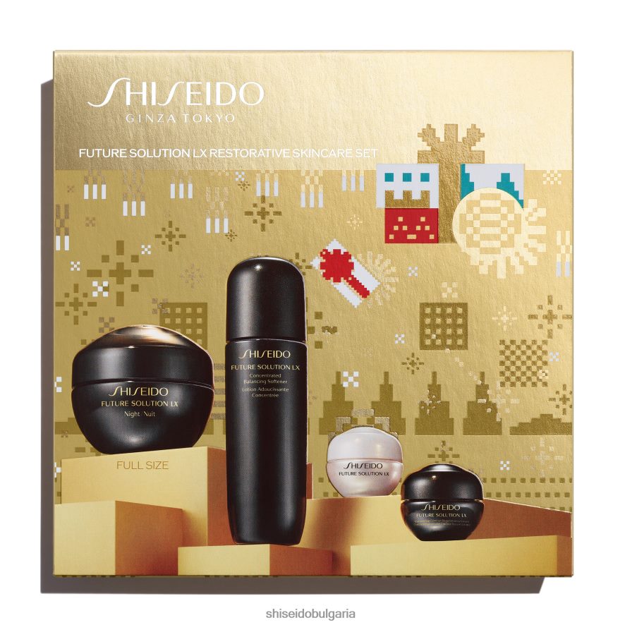 грижа за кожата Shiseido възстановяващ комплект за грижа за кожата DJ08T426