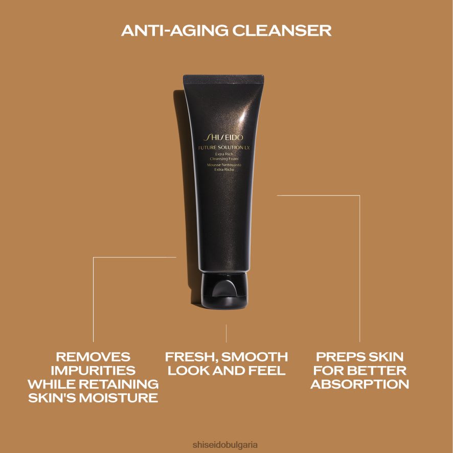 грижа за кожата Shiseido изключително богата почистваща пяна DJ08T438