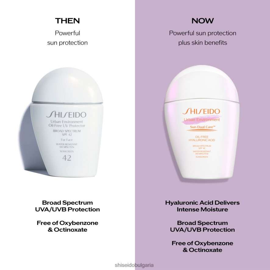 слънцезащитен крем Shiseido градска среда безмаслен слънцезащитен крем spf 42 DJ08T485