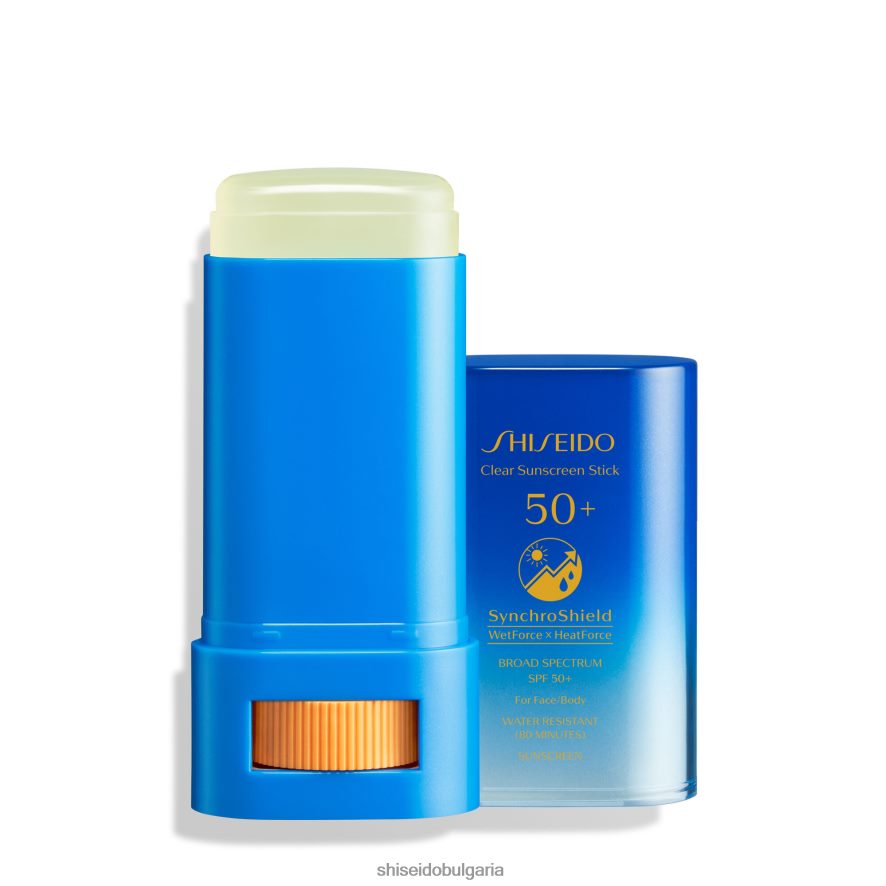 слънцезащитен крем Shiseido прозрачен слънцезащитен стик spf 50+ DJ08T490