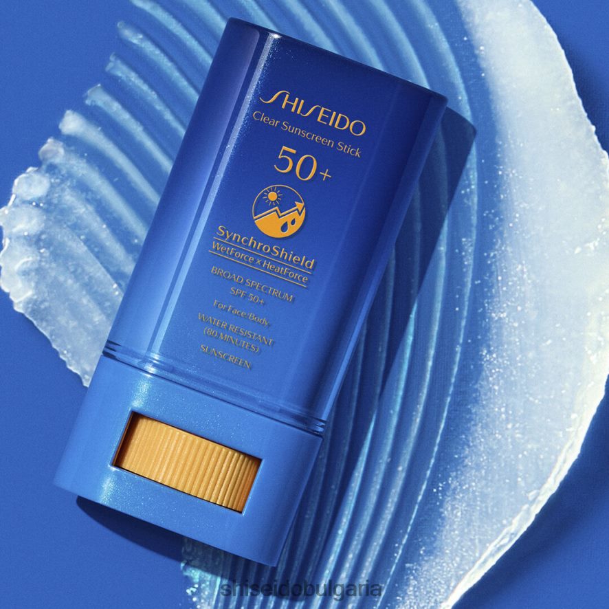 слънцезащитен крем Shiseido прозрачен слънцезащитен стик spf 50+ DJ08T490