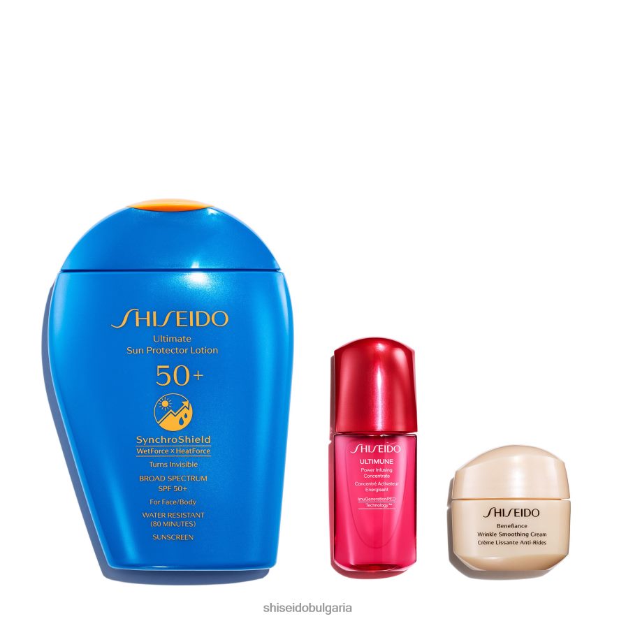 слънцезащитен крем Shiseido набор от активни дни spf DJ08T489